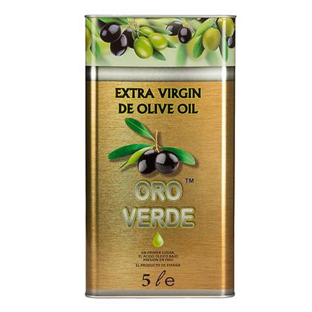 Оливковое масло ORO VERDE Gold Olio Extra Vergine. Испания 5 л, ж/б ...