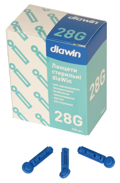 Ланцети Diawin 28G  (100 шт) - зображення 2