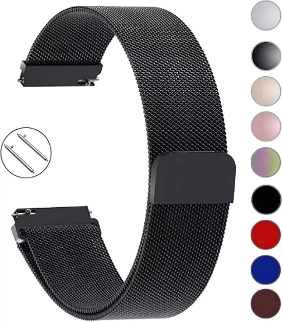 Ремінець BeCover Milanese Style для Motorola Moto 360 2nd Gen. Men's (20mm) Gray (BC_707721) - Фото 4 Ремінець BeCover Milanese Style для Motorola Moto 360 2nd Gen. Men's (20mm) Gray (BC_707721) - зображення 4