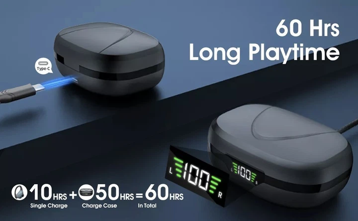 Беспроводные спортивные Bluetooth наушники BX17 водонепроницаемые с индикатором заряда Наушники для спорта Черный - Фото 11 Беспроводные спортивные Bluetooth наушники BX17 водонепроницаемые с индикатором заряда Наушники для спорта Черный - изображение 11