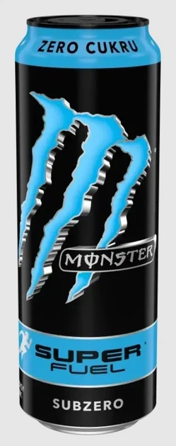енергетик Monster Super Fuel Subzero Zero Cukru 568 мл - зображення 2