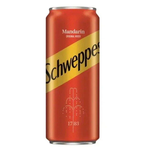 Газування Schweppes Mandarin 330ml - Фото 1 Газування Schweppes Mandarin 330ml - зображення 1