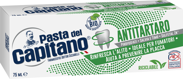 Зубна паста Pasta del Capitano Antitartar toothpaste Проти зубного ...