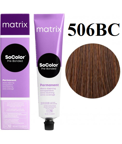 Стойкая крем краска для волос Matrix SOCOLOR.beauty Extra Coverage 506BC 90 мл - Фото 1 Стойкая крем краска для волос Matrix SOCOLOR.beauty Extra Coverage 506BC 90 мл - изображение 1