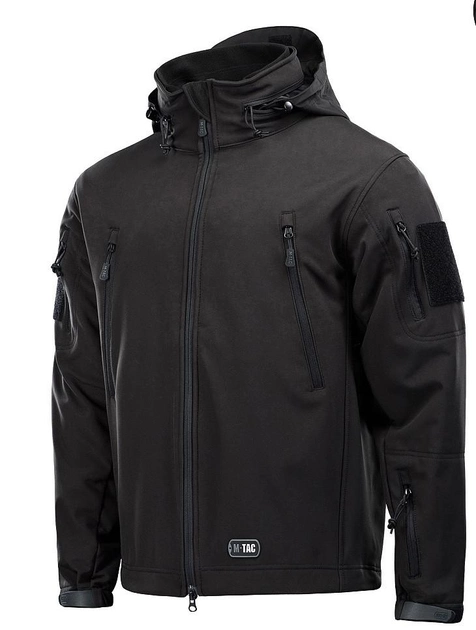 M-Tac куртка Soft Shell з підстібкою Black 3XL (00-00006431) - зображення 1