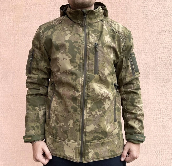 Куртка мужская тактическая Мультикам Combat Турция Софтшел Soft-Shell ВСУ (ЗСУ) M 80681 - изображение 1