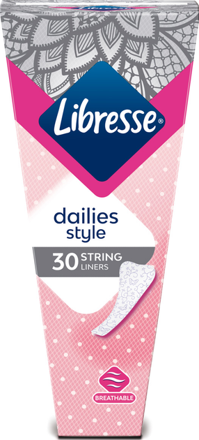 Щоденні гігієнічні прокладки Libresse Daily Fresh String 30 шт (7310791193892) - зображення 2