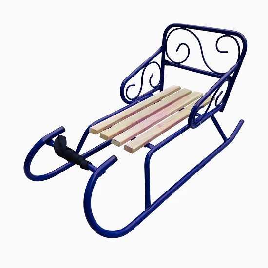 Санки зимние Snower "Морозко" 84 х 41 х 45 см Синие (4820211100469BLUE) - изображение 5
