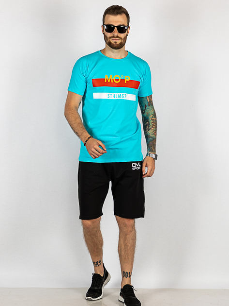 Футболка мужская голубая Time of Style 85F098-1 XXL Голубой – в ...