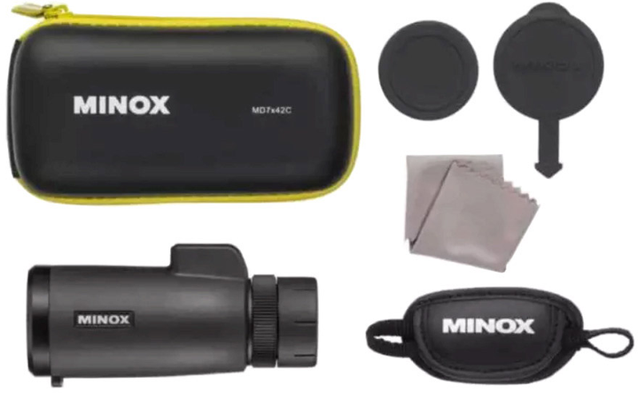 Монокуляр MINOX MD 7x42 C з компасом та далекомірною сіткою Black (12760004) - зображення 4
