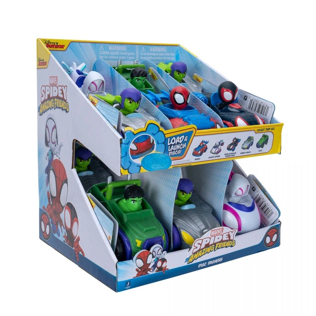 Машинка Spidey Little Vehicle Disc Dashers Miles Morales Майлз Моралес - изображение 9