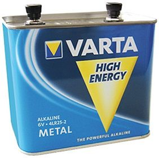 Батарейка VARTA HIGH Energy 4LR25-2 до фонаря Work Flex BL40 – низькі ...