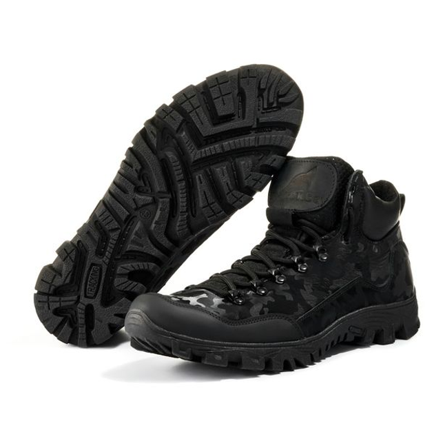 Тактичні черевики BlackBay чорні камуфляж (R-2-BLACK) | 42 (28см) - зображення 1