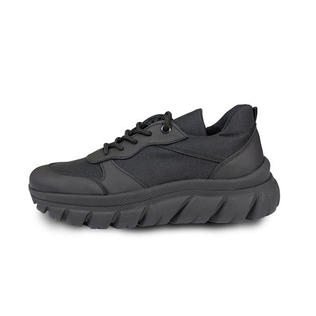 Женские тактические кроссовки BlackBay черные на шнурках с высокой подошвой (SW-BLACK) | 41 (26.5см) - изображение 2