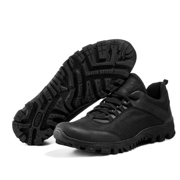 Тактические кроссовки BlackBay черные на протекторной подошве (SP-BLACK) | 46 (30.5см) - изображение 1