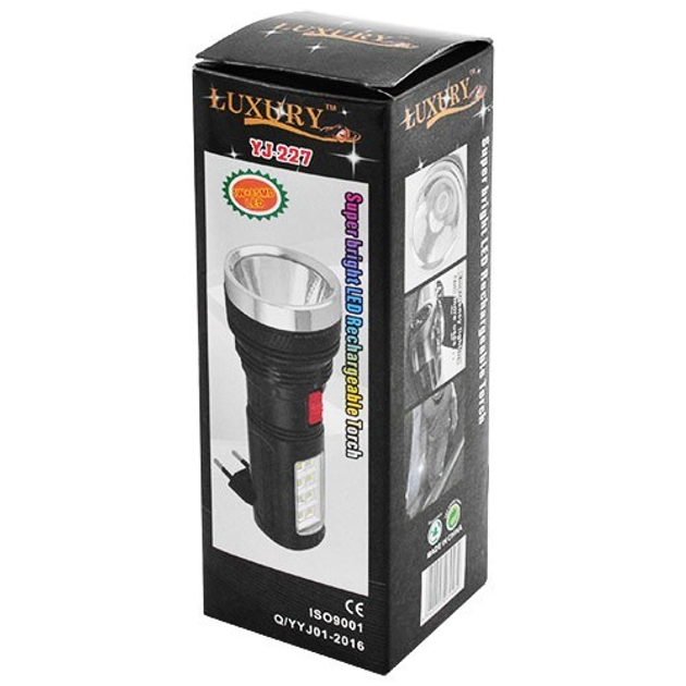 Фонарь переносной Luxury 227, 1W + 8SMD, ЗУ 220V, встроенный ...