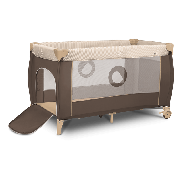 Ліжечко-манеж Lionelo SVEN PLUS BEIGE STRIPES - Фото 2 Ліжечко-манеж Lionelo SVEN PLUS BEIGE STRIPES - зображення 2