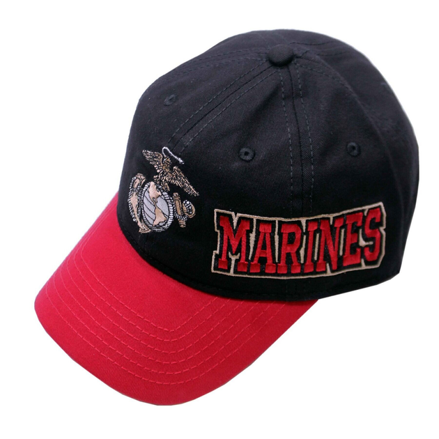 Бейсболка тактическая T.S.N.K Marines Черный/Красный L 2000000014302 - изображение 1