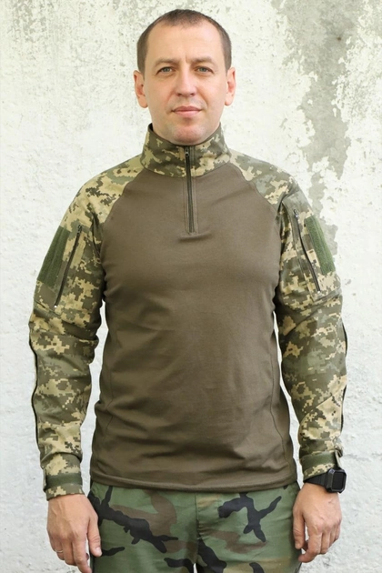 Тактична сорочка. Чоловіча бойова сорочка, убакс (UBACS) з довгим рукавом розмір 52 (BEZ-2210) - зображення 1
