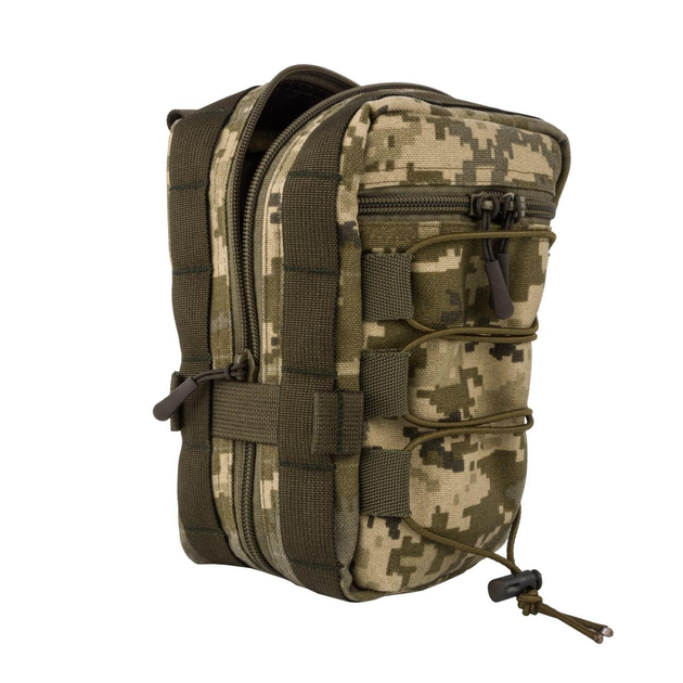 Тактична сумка на два відділення вільного призначення CORDURA 1000D 16х23х9 см Флекторн (UTS-01) Піксель - зображення 2