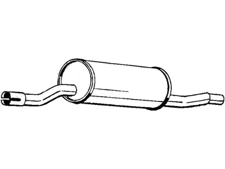 Глушник Пежо J5 (Peugeot J5) 82-94 / (135-465) Bosal 07.07 - зображення 1