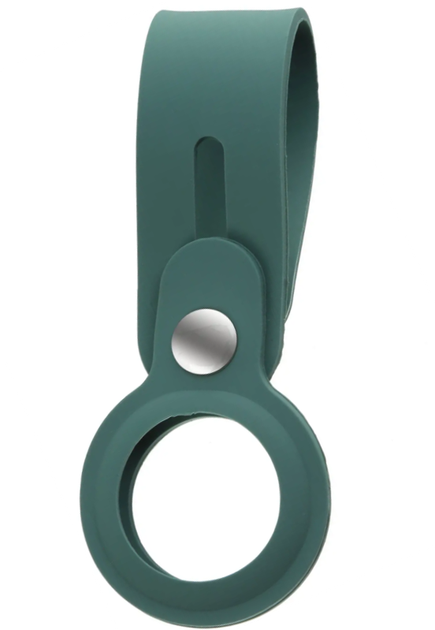 Чехол ArmorStandart Silicone Loop with Button для Apple AirTag (Dark Green) [71948] - изображение 2