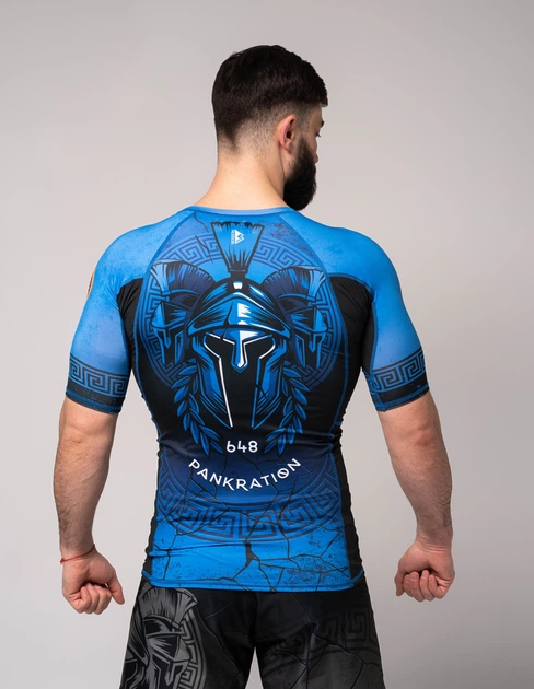 Рашгард Pankration 2.0 Berserk UWW blue, L - изображение 2