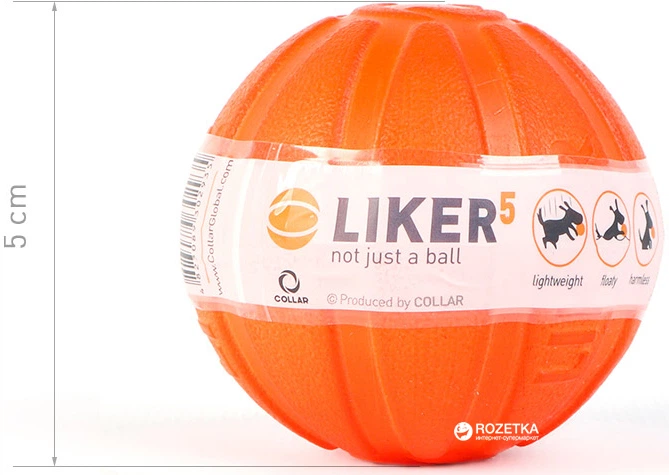 М'ячик для собак Liker 5 см (4823089302935) - зображення 3