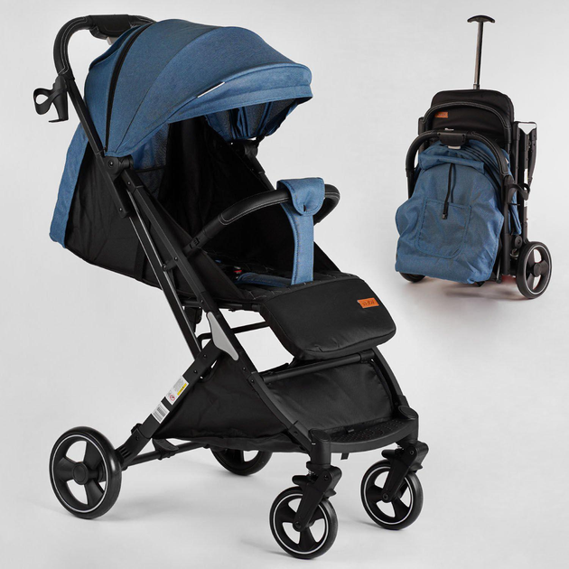 Коляска прогулянкова дитяча JOY Comfort L-64055 рама сталь з алюмінієм ...
