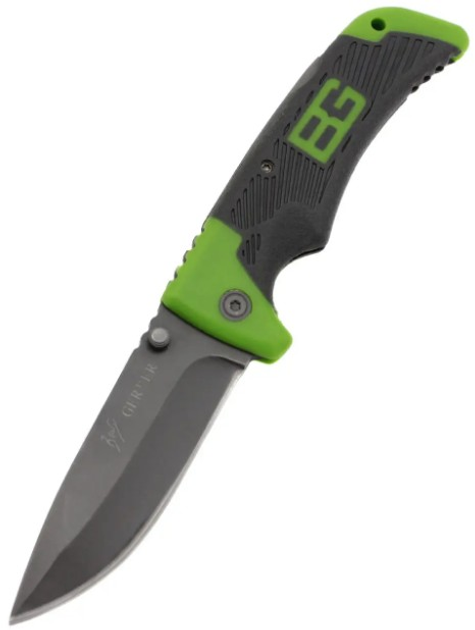 Туристический складной нож Gerber Bear Grylls Scout BG386 18,5 см серо-зеленый - изображение 1