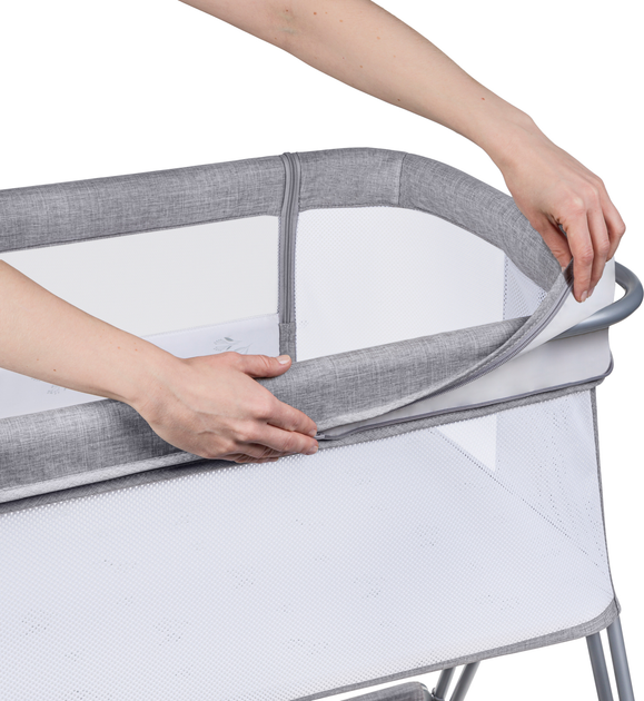 Ліжко приставне Lionelo Luna Grey Concrete (LO-LUNA GREY CONCRETE) - зображення 13