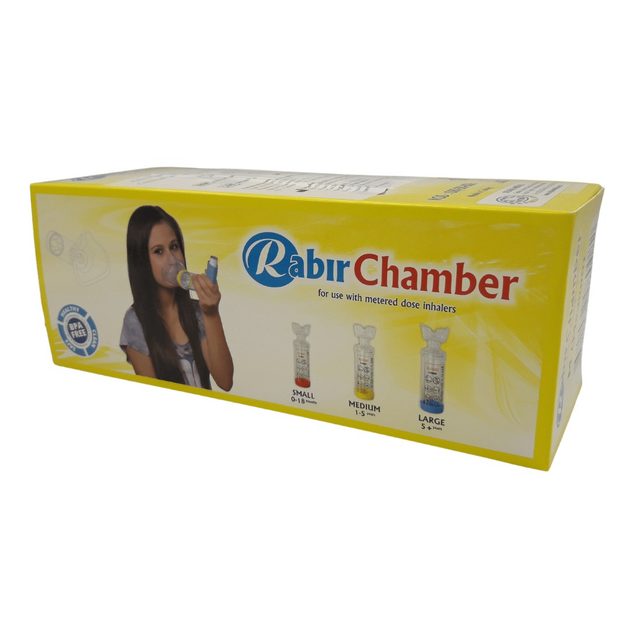 Спейсер Rabir Chamber Orjial Medical с маской для детей от 1 до 5 лет ...