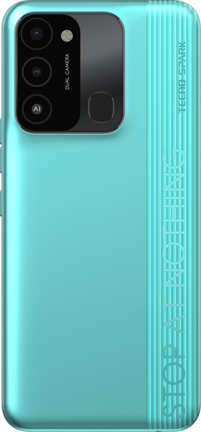 Мобільний телефон Tecno Spark 8C (KG5n) 4/64GB NFC 2SIM Turquoise Cyan ...