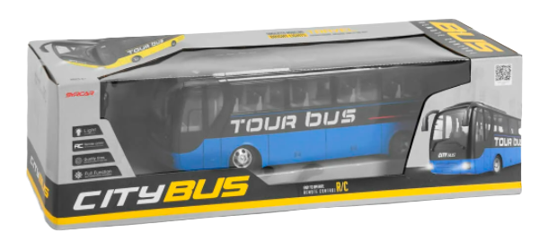 Автобус на радиоуправлении City Bus Синий с черным - изображение 3
