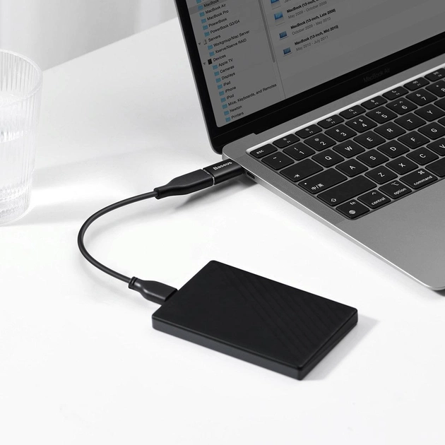 Переходник Baseus Ingenuity Mini OTG Type-C to USB-A 3.1 ZJJQ000001 (Черный) - изображение 6
