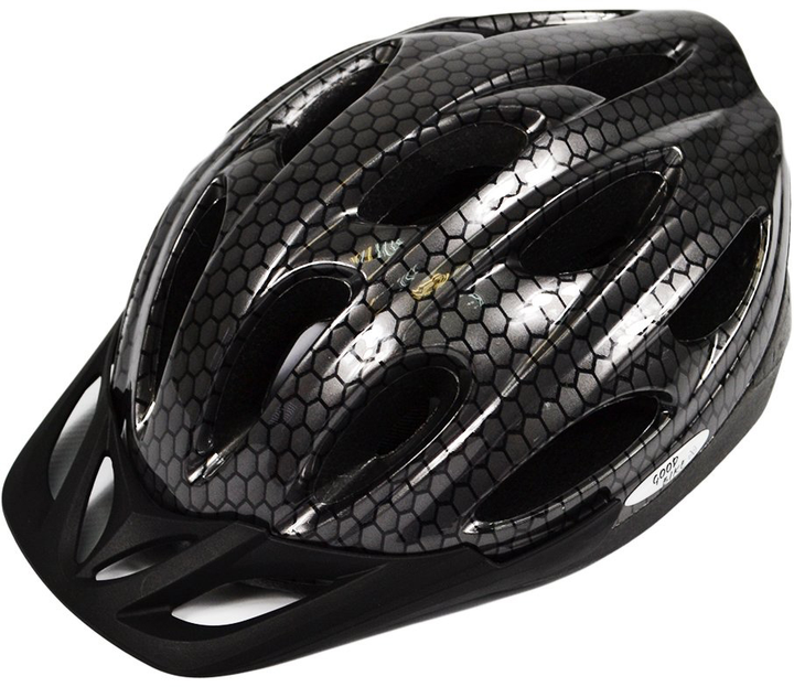 Велошолом Good Bike M 56 - 58 см Чорний (88854/3-IS) - зображення 3