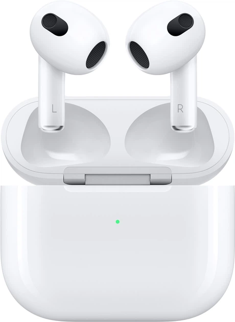  Słuchawki Apple AirPods with Lightning Charging Case 2022 (3. generacji) (MPNY3) - obraz 2