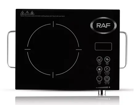 Плита инфракрасная одноконфорочная электрическая кухонная RAF R.8003 3500 Вт сенсорное и ручное управление - изображение 3
