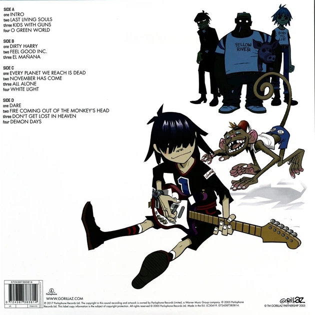 Виниловая пластинка Gorillaz ‎– Demon Days (2LP) 180 Gram - изображение 2