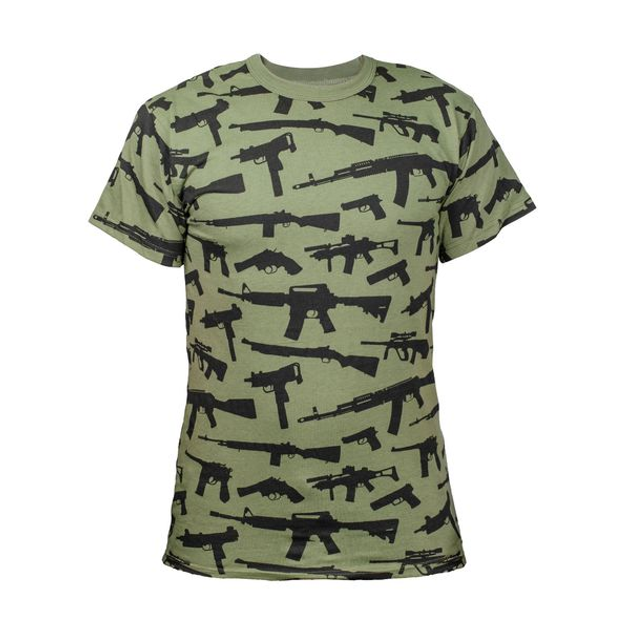 Футболка Rothco Vintage Guns T-Shirt Хаки M 2000000086477 - изображение 1