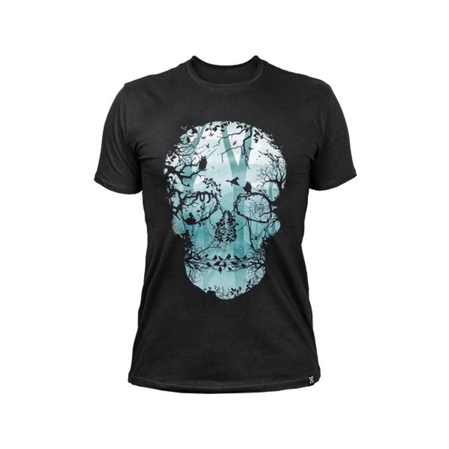 Футболка Dubhumans "Forest Skull" Черный S 2000000087382 - изображение 1