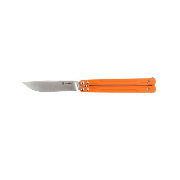 Нож-бабочка (балисонг) Ganzo G766 оранжевый 2000000093536 - изображение 2