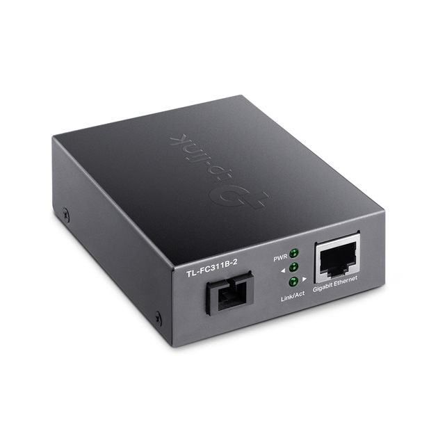 Медиаконвертер TP-LINK TL-FC311A-2 10/100/1000 WDM (TX 1550nm RX 1310nm) SM 2km SC (TL-FC311A-2) - изображение 2