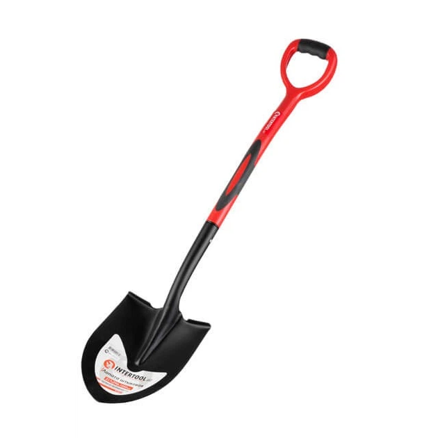Лопата штикова, ручка з фібергласу, 217х290х1050 мм INTERTOOL FT-2013 - Фото 1 Лопата штикова, ручка з фібергласу, 217х290х1050 мм INTERTOOL FT-2013 - изображение 1