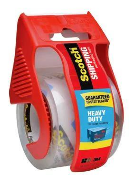 Клейкая лента скотч 3M Heavy Duty (размер 48мм х 20,3м) прозрачный ...