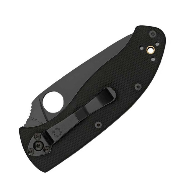 Ніж складаний кишеньковий /197 мм/8Cr13Mov/Back lock - Spyderco SpydrcC122GBBKPS - зображення 1