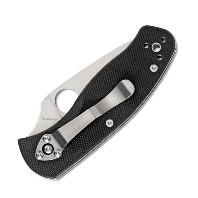 Ніж складаний кишеньковий /173 мм/8Cr13Mov/Liner Lock - Spyderco SpydrcC136GP - зображення 1