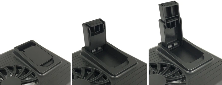 Охолоджувальна підставка для ноутбука Esperanza (EGC108) Boreas Grey/RGB - зображення 4