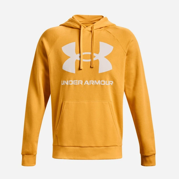 Худи утепленное мужское Under Armour Ua Rival Fleece Big Logo Hd-Ylw 1357093-782 L Оранжевое (195253823602) - Фото 4 Худи утепленное мужское Under Armour Ua Rival Fleece Big Logo Hd-Ylw 1357093-782 L Оранжевое (195253823602) - изображение 4