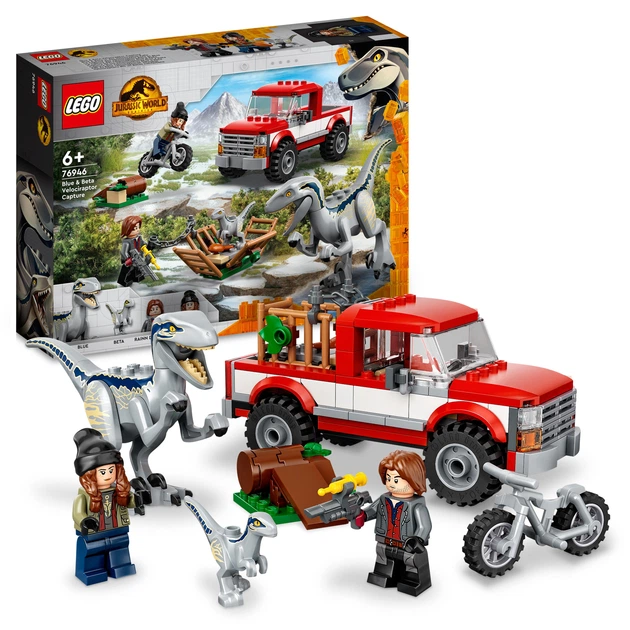 Zestaw klocków LEGO Jurassic World Schwytanie welociraptorów Blue i Bety 181 element (76946) - obraz 2